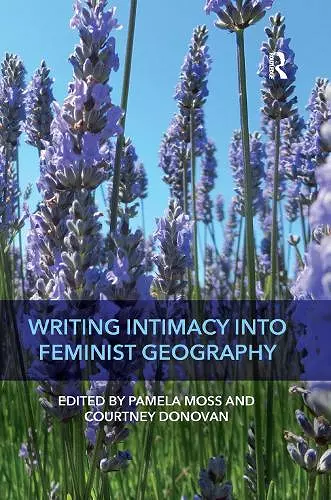 Writing Intimacy into Feminist Geography cover