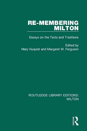 Re-membering Milton cover