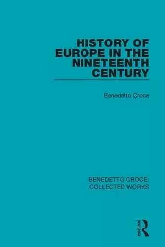 History of Europe in the Nineteenth Century cover