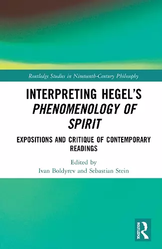 Interpreting Hegel’s Phenomenology of Spirit cover