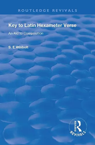 Key to Latin Hexameter Verse cover