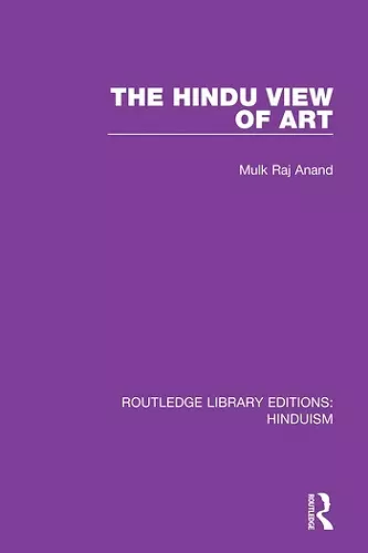 The Hindu View of Art cover