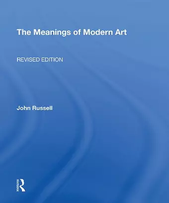 Meanings Of Modern Art, Revised cover