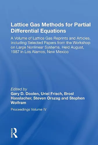 Lattice Gas Methods For Partial Differential Equations cover