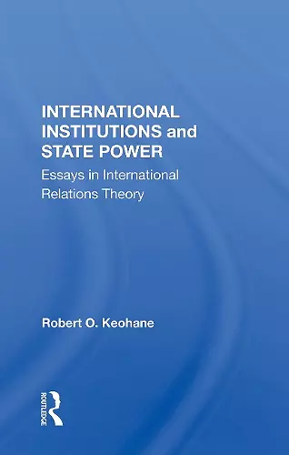 International Institutions And State Power cover