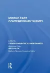 Middle East Contemporary Survey, Volume Xi, 1987 cover