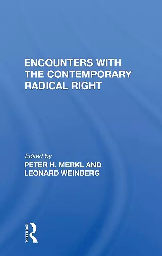 Encounters With The Contemporary Radical Right cover