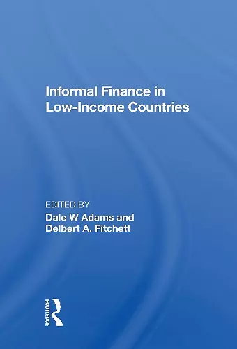 Informal Finance in Low-Income Countries cover