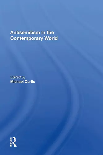 Antisemitism In The Contemporary World cover
