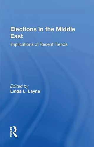 Elections In The Middle East cover