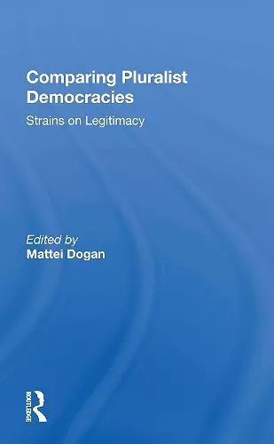 Comparing Pluralist Democracies cover