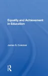 Equality And Achievement In Education cover