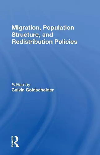 Migration, Population Structure, And Redistribution Policies cover