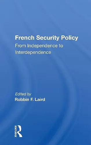 French Security Policy cover
