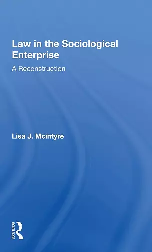 Law In The Sociological Enterprise cover