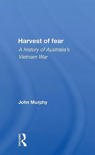 Harvest Of Fear cover