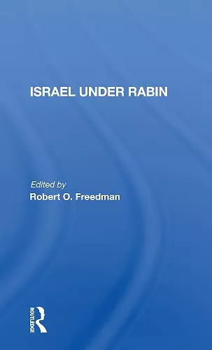 Israel Under Rabin cover