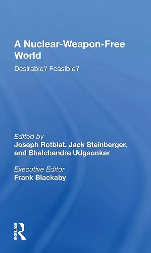 A Nuclear-weapon-free World cover