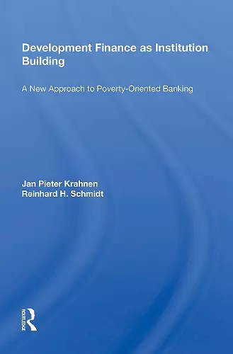 Development Finance As Institution Building cover