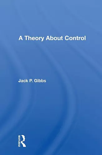 A Theory About Control cover