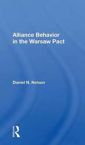 Alliance Behavior in the Warsaw Pact cover