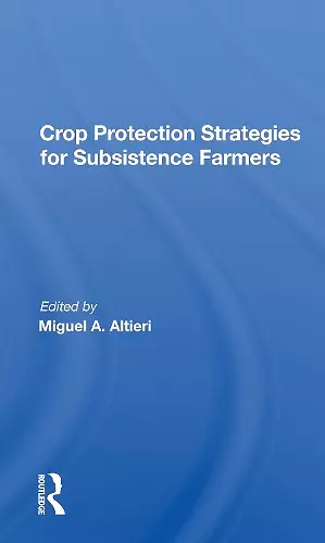 Crop Protection Strategies For Subsistence Farmers cover