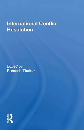 International Conflict Resolution cover