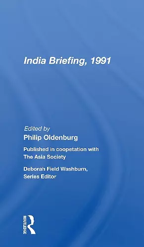 India Briefing, 1991 cover