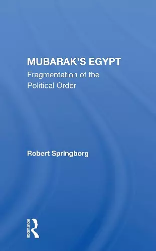 Mubarak's Egypt cover