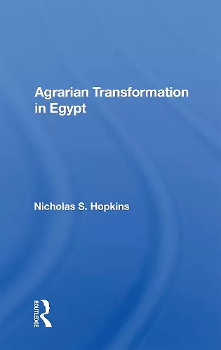 Agrarian Transformation in Egypt cover