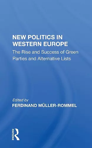 New Politics In Western Europe cover