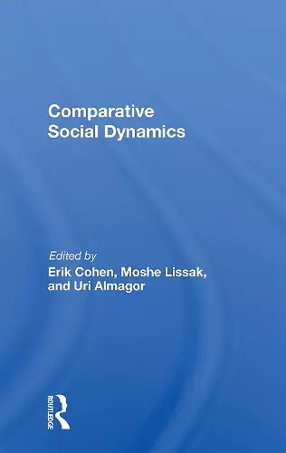 Comparative Social Dynamics cover