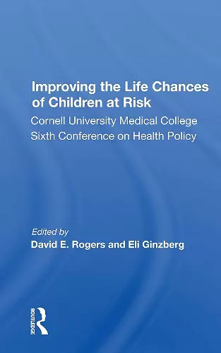 Improving The Life Chances Of Children At Risk cover