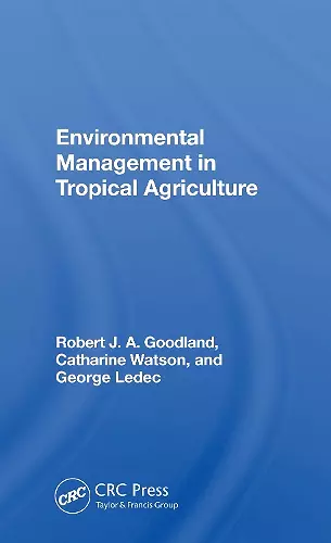 Environmental Management In Tropical Agriculture cover