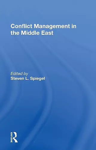 Conflict Management In The Middle East cover