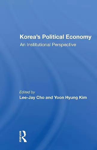 Korea's Political Economy cover