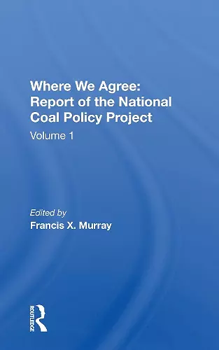 National Coal Policy Vol 1 cover