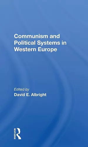 Communism And Political Systems In Western Europe cover