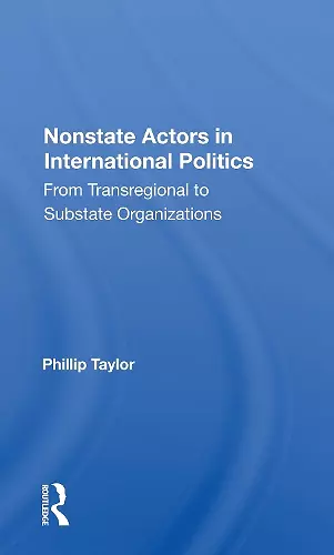 Nonstate Actors in International Politics cover
