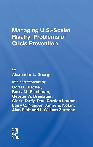 Managing U.s.-soviet Rivalry cover