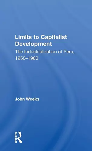 Limits To Capitalist Development cover