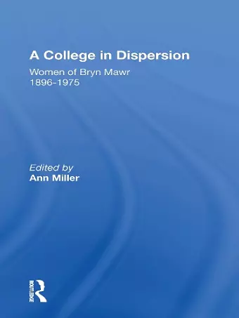 A College in Dispersion cover