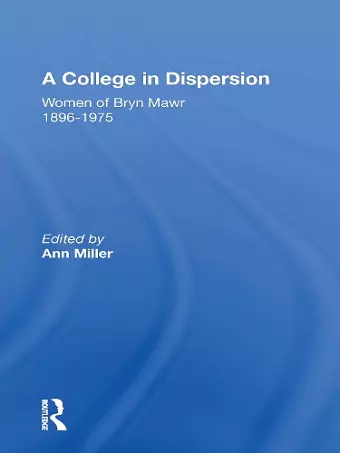 A College In Dispersion cover