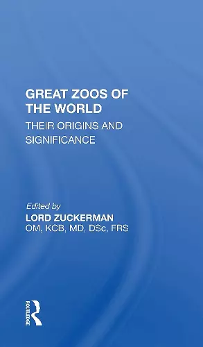 Great Zoos Of The World cover