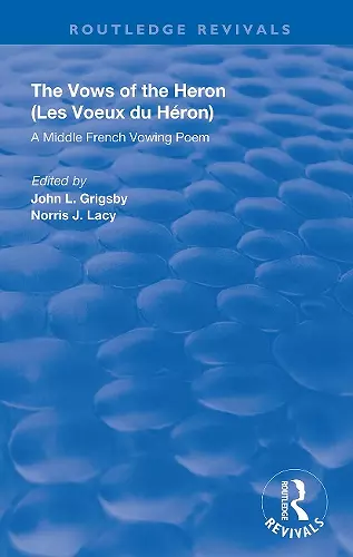 A Middle French Vowing Poem cover