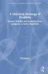 A Historical Sociology of Disability cover