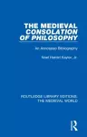 The Medieval Consolation of Philosophy cover