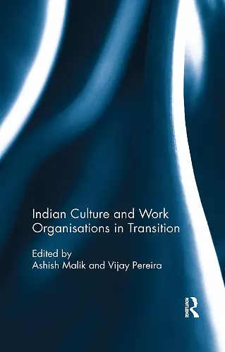 Indian Culture and Work Organisations in Transition cover