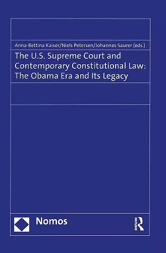 The U.S. Supreme Court and Contemporary Constitutional Law cover