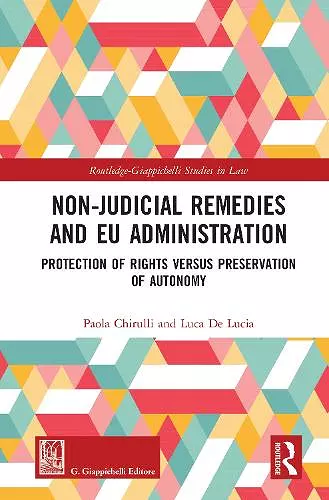 Non-Judicial Remedies and EU Administration cover